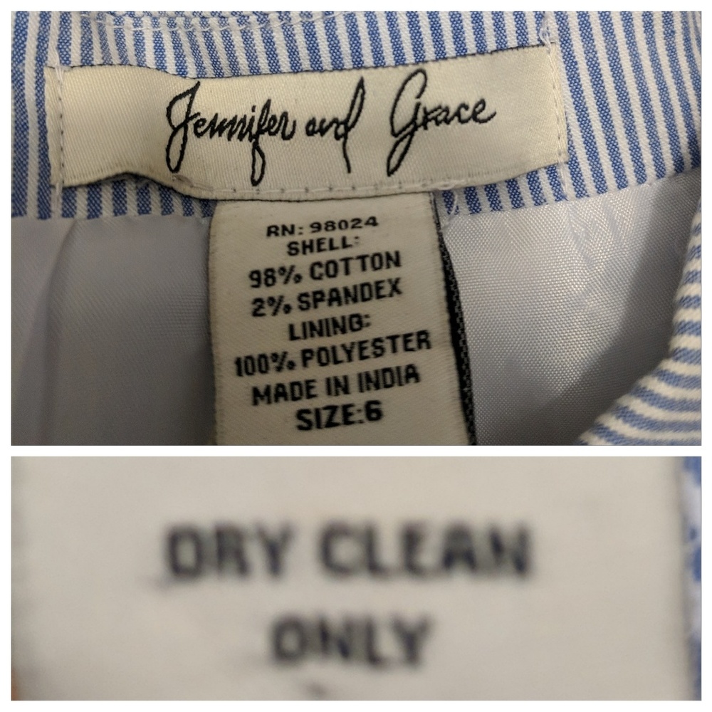 Jennifer & Grace Button Down Short Sleeve Blazer - Picture 7 of 8
